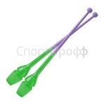 Булавы SASAKI M-34JKGH 40.5 см. фиолетово/зеленый (PPxMAG) для художественной гимнастики