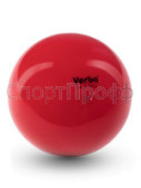 Мяч Verba Sport однотонный красный 15см.